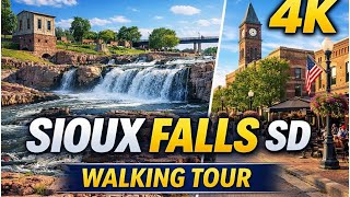 Sioux Falls South Dakota 4K Walking Tour