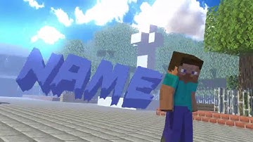 Mine-imator intro Template #9 (Made by AeciiTheSecond)