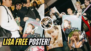 Lisa Blackpink Gave Away Posters In London Fans Cant Stop Screaming