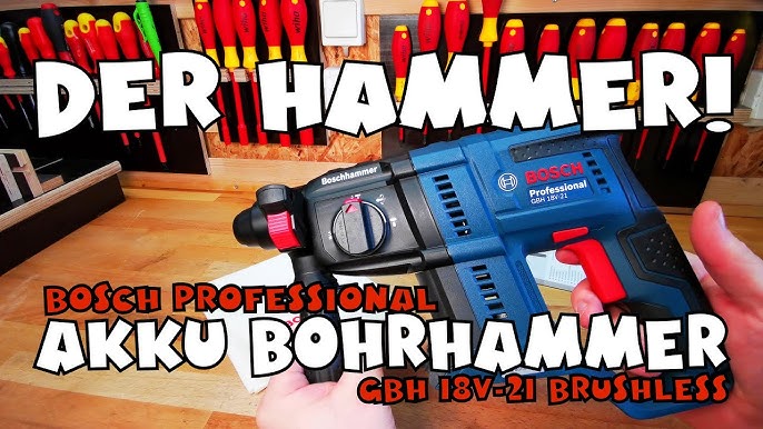 Bosch GBH 18V-21: How's she go? [SDS rotary hammer review & performance  tests] - YouTube