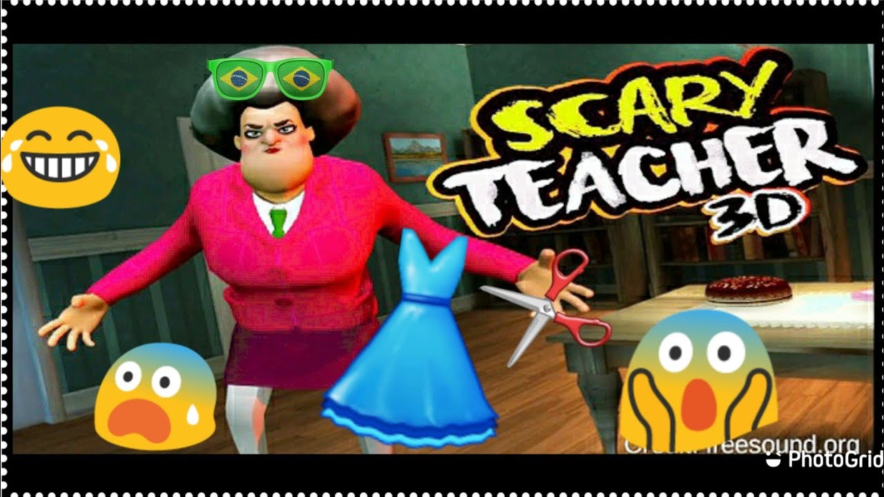 VAMOS CORTAR O VESTIDO DA PROFESSORA (Scary Teacher 3D) 