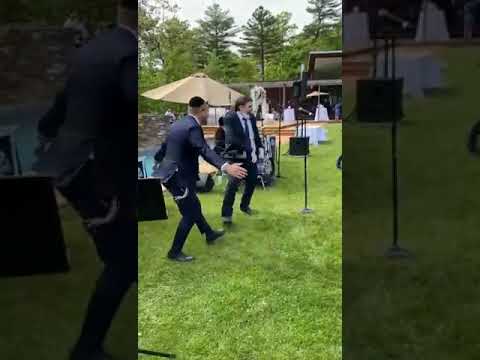 Mordechai Shapiro Dancing At A Wedding 