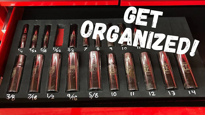 DIY Tool Socket Organizer Tray made from Foam | Tutorial Tuesday Ep. 119