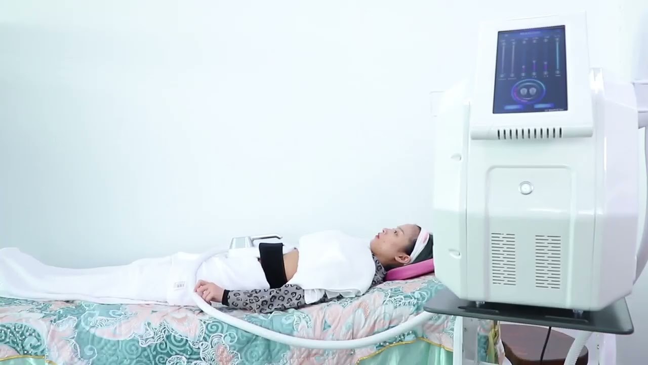 SA-RV05 EMS sculpting machine with 2 handles