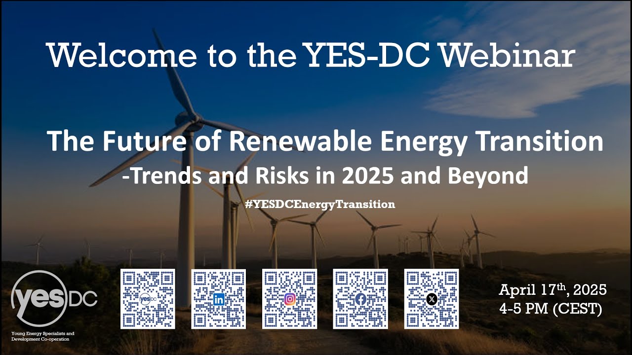 YES-DC Panel Discussion: Future of Renewable Energy Transition- Trends and Risks in 2025 and Beyond