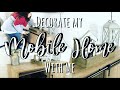 Mobile home updates | decorating my single wide mobile home | wall makeover | makeover on a budget