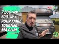 Autonomie Totale : Ma Clim 12V Fonctionne Sans Branchement au 220V grâce à 600 Ah de Batterie !