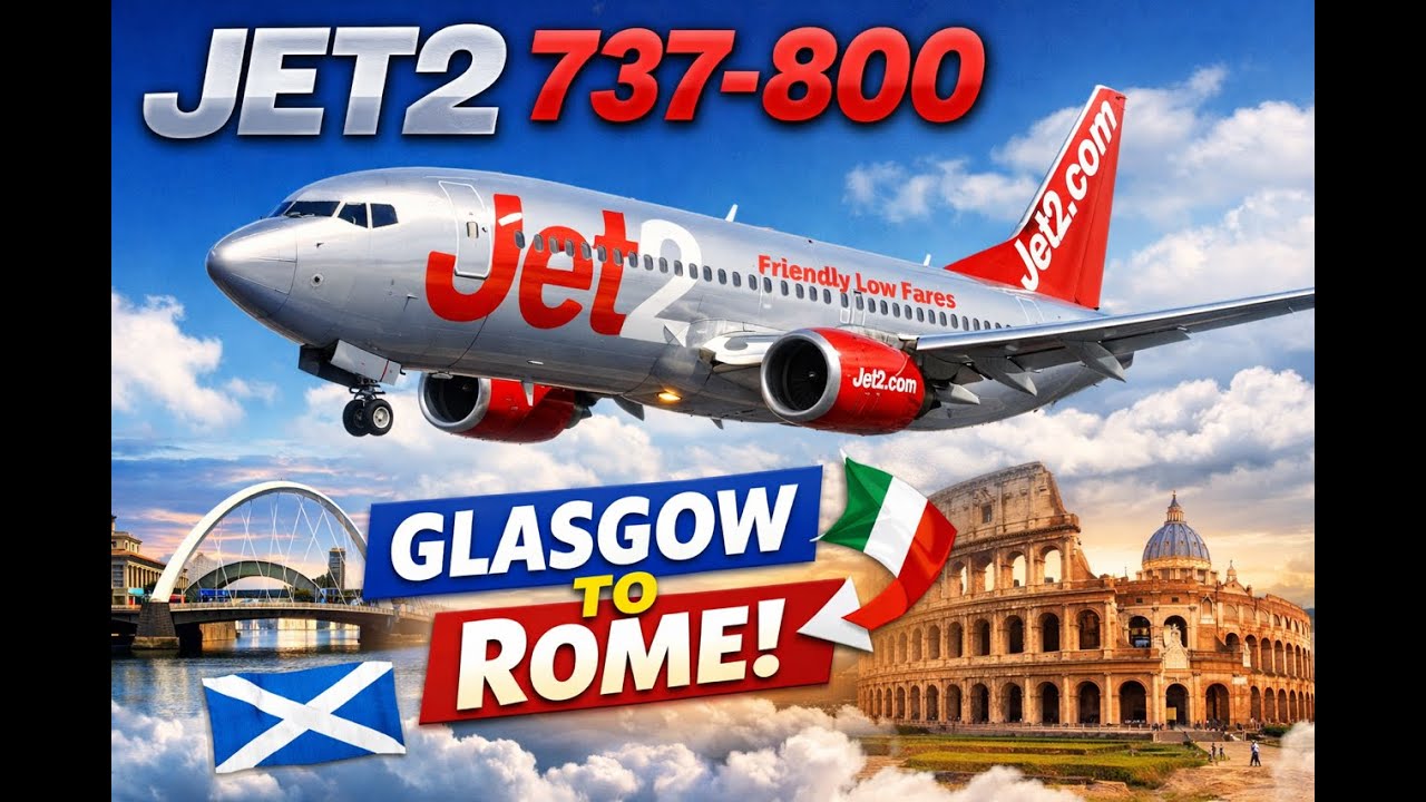 Jet2 737-800 | Glasgow - Rome | MSFS2024