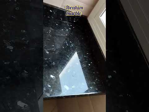 مطبخ بالرخام الجرانيت الاسود قشور الحوت رخام جرانيت حجر ديكور رخام لاسود لابرادور رخام ايطالي