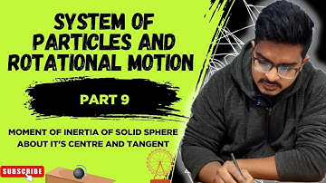 Moment of Inertia of a Solid Sphere | About Its Centre & Tangent | Physics for JEE & NEET