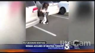 VIDEO   Nanny Beats Child with iPad Tablet in Kohl's Parking Lot   Yvonne Camarg