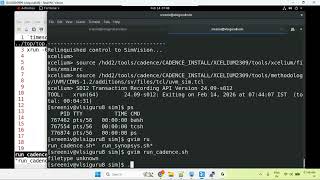 Cadence Xcelium Xrun Steps