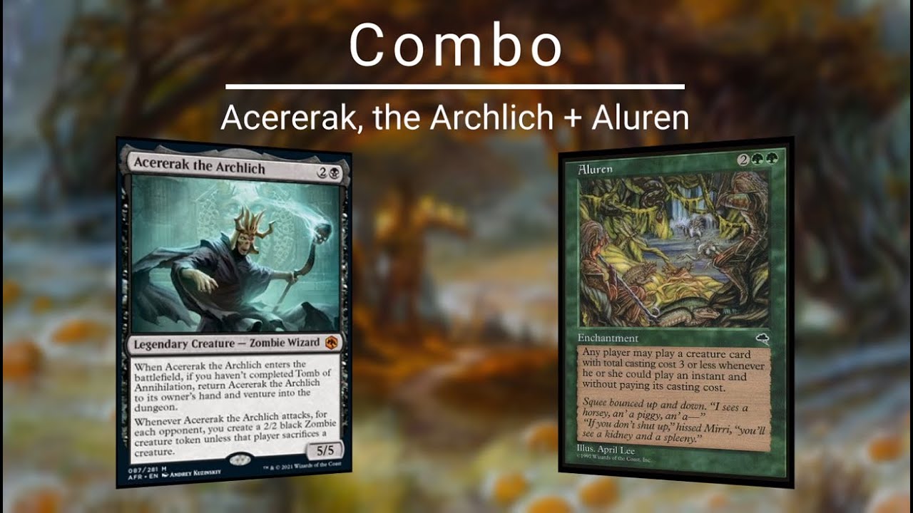 EDH COMBO: Acererak, the Archlich | Aluren