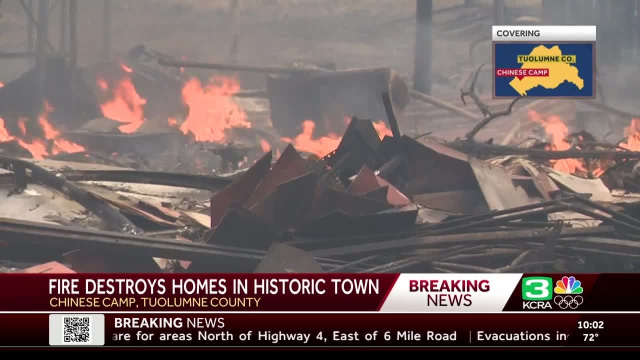 6-5 Fire | Fire destroys buildings in historic Tuolumne County town ...