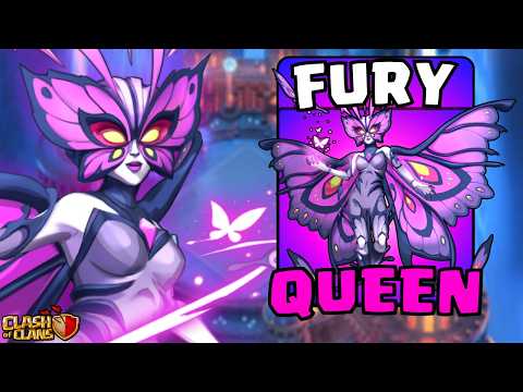 NEW Anime Fury Queen Skin Review! (Clash Of Clans)
