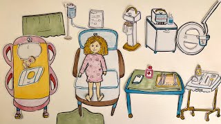 [Paper diy🪸] C-sections ASMR🤰No music🔇#紙遊び #sweetpapers #紙遊戲