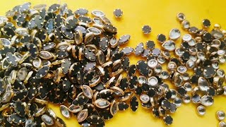 HOW TO MAKE PARTY WEAR KUNDAN EARRINGS AT HOME//DIY//HANDMADE JEWELLERY//HOORIYA STYLE