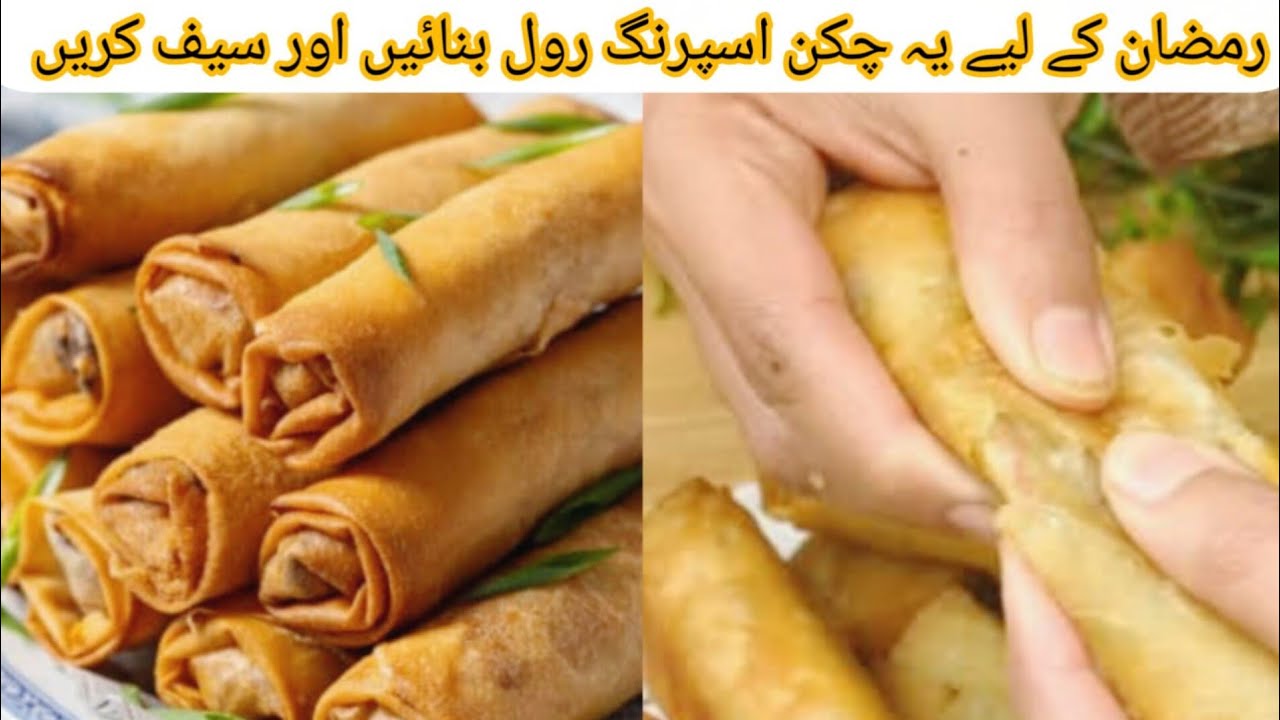 Chicken Spring Roll Recipe by Agha jani cooking and vlog