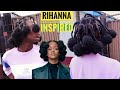Rihanna inspired hairstyle tutorial || #madagascarhairstyle