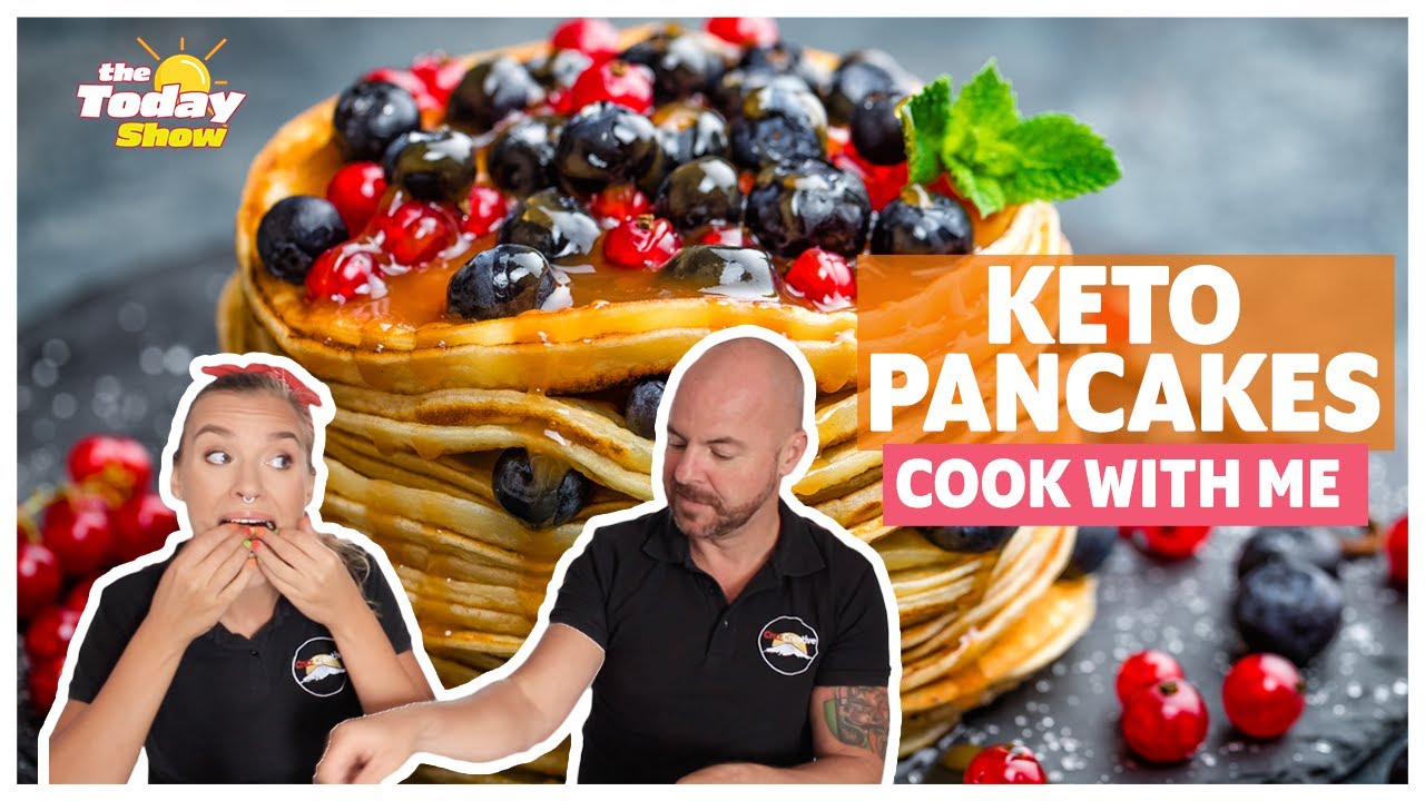 Keto Pancakes Creme Cheese and Almond Flour Based Cook With Me
