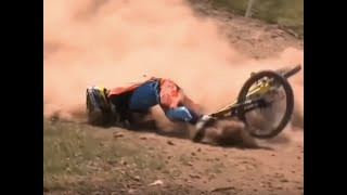 Downhill bisiklet kazası
