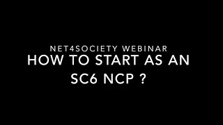 MOOC training series: How to get started as SC6 NCP?