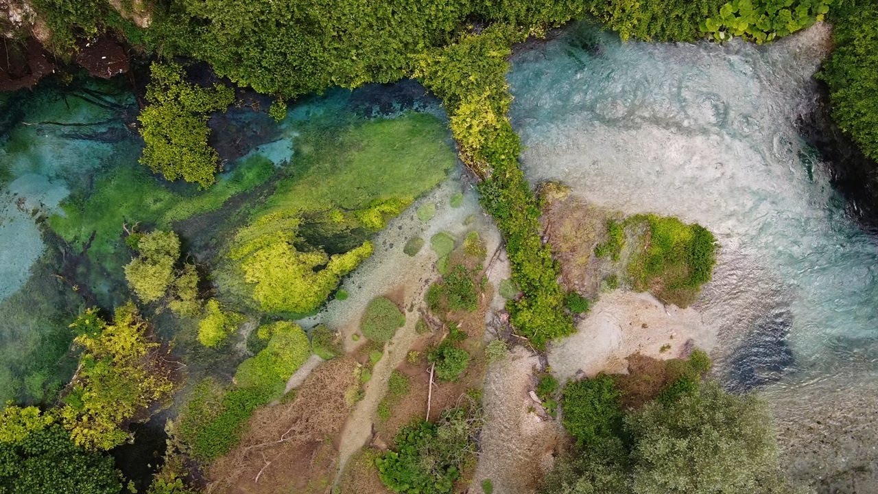 Blue Eye water spring in Albania