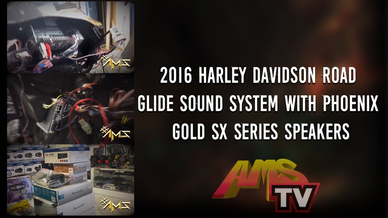 2016 Harley Davidson Road Glide Sound System With Phoenix Gold SX Series Speakers, Project 43