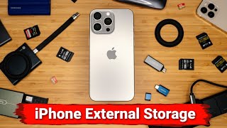 iPhone 15 Pro | ProRes External Storage Solutions