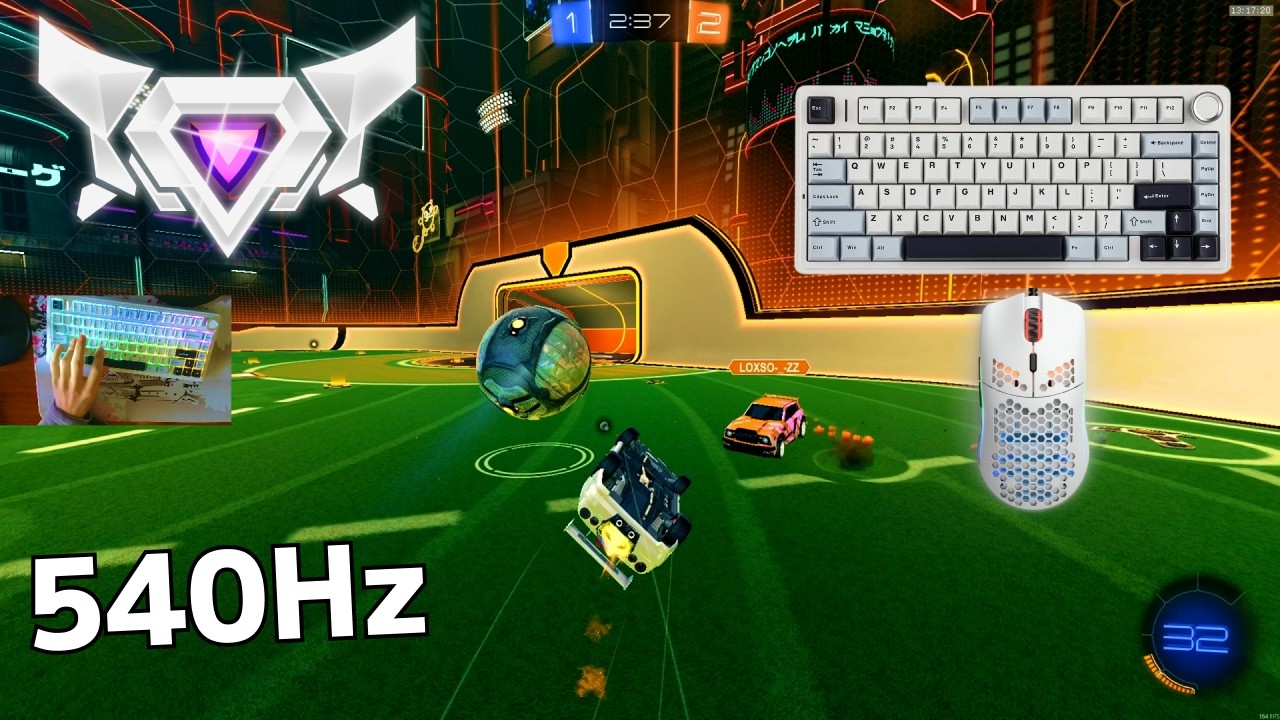 KBM ASMR 😴 Rocket League Ranked 🏆 Satisfying 360 FPS 4K