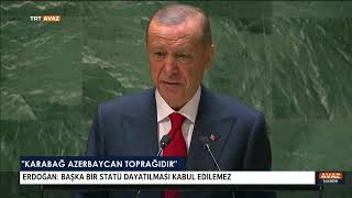 Erdoğan Karabağ Azerbaycan Toprağıdır Baska Bir Status Dayatılması Kabul Edilmez