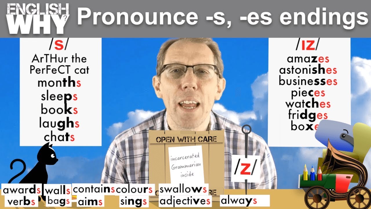 English Why - S Z Or Iz Endings - Youtube
