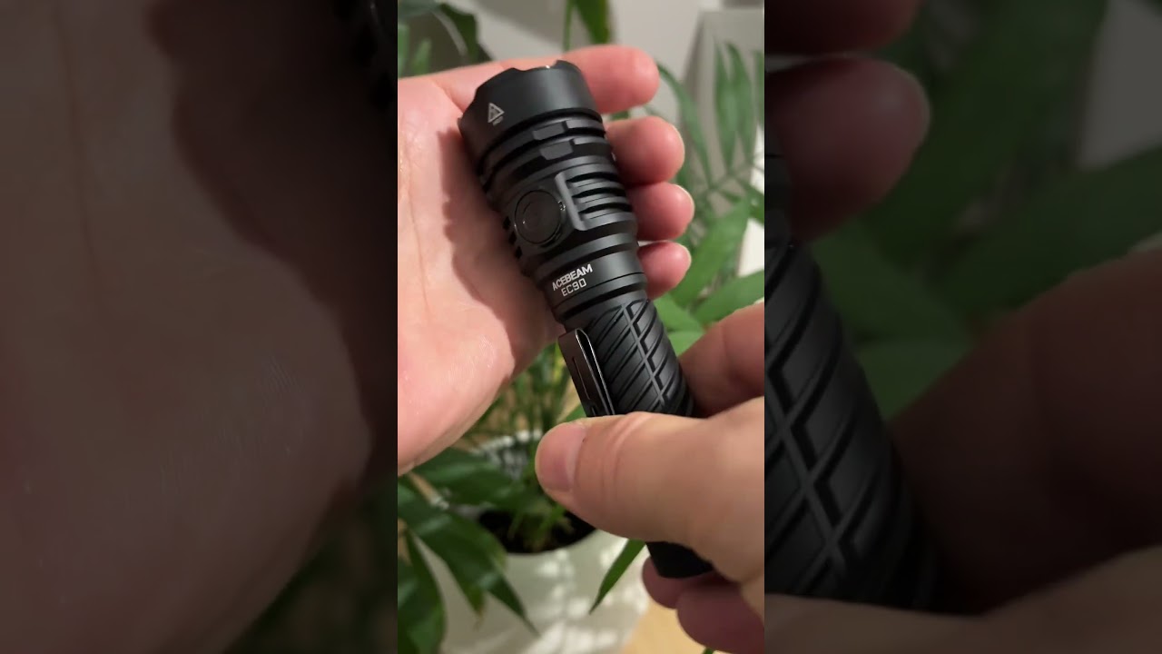 Acebeam ec90 Flashlight.      