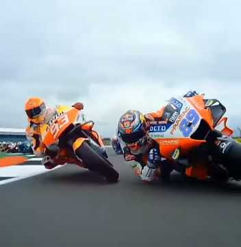 Story Wa Keren MotoGP Marc Marquez 93 And Jorge Martin 89 Crash Of BritishGp 2021 || DJ Sweet Scar