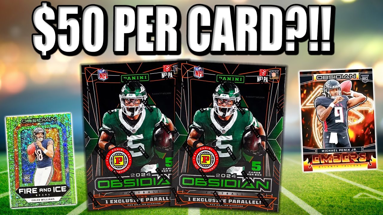 $50 PER CARD!! | 2024 Panini Obsidian NFL International Box Review