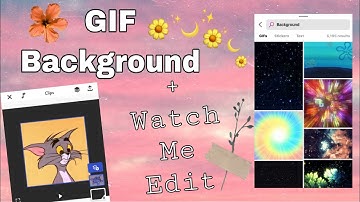 How to add GIFs as a background on Funimate! + watch me edit🌼💛