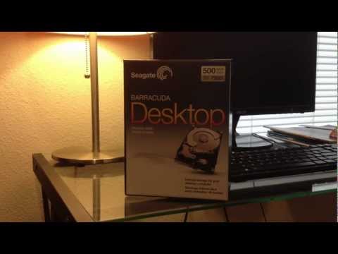 Unboxing Seagate Barracuda 500GB Desktop Hard Drive