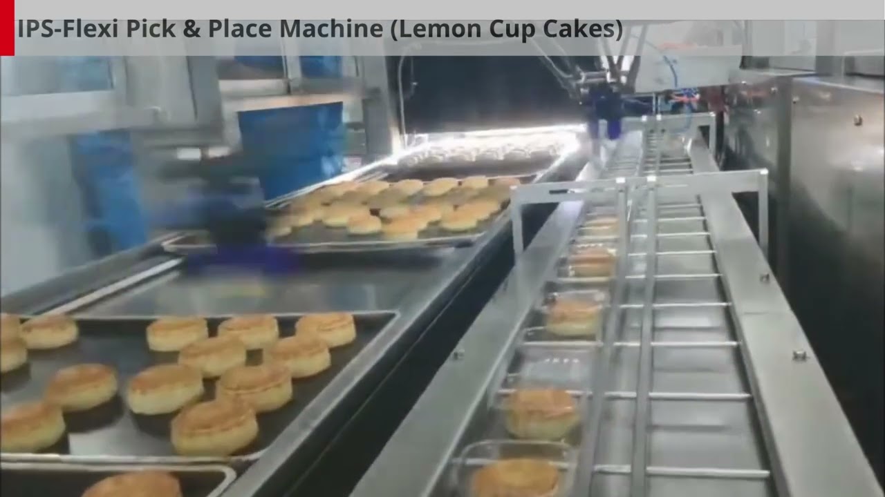 IPS-Flexi Pick & Place Machine with Lemon Cup Cakes