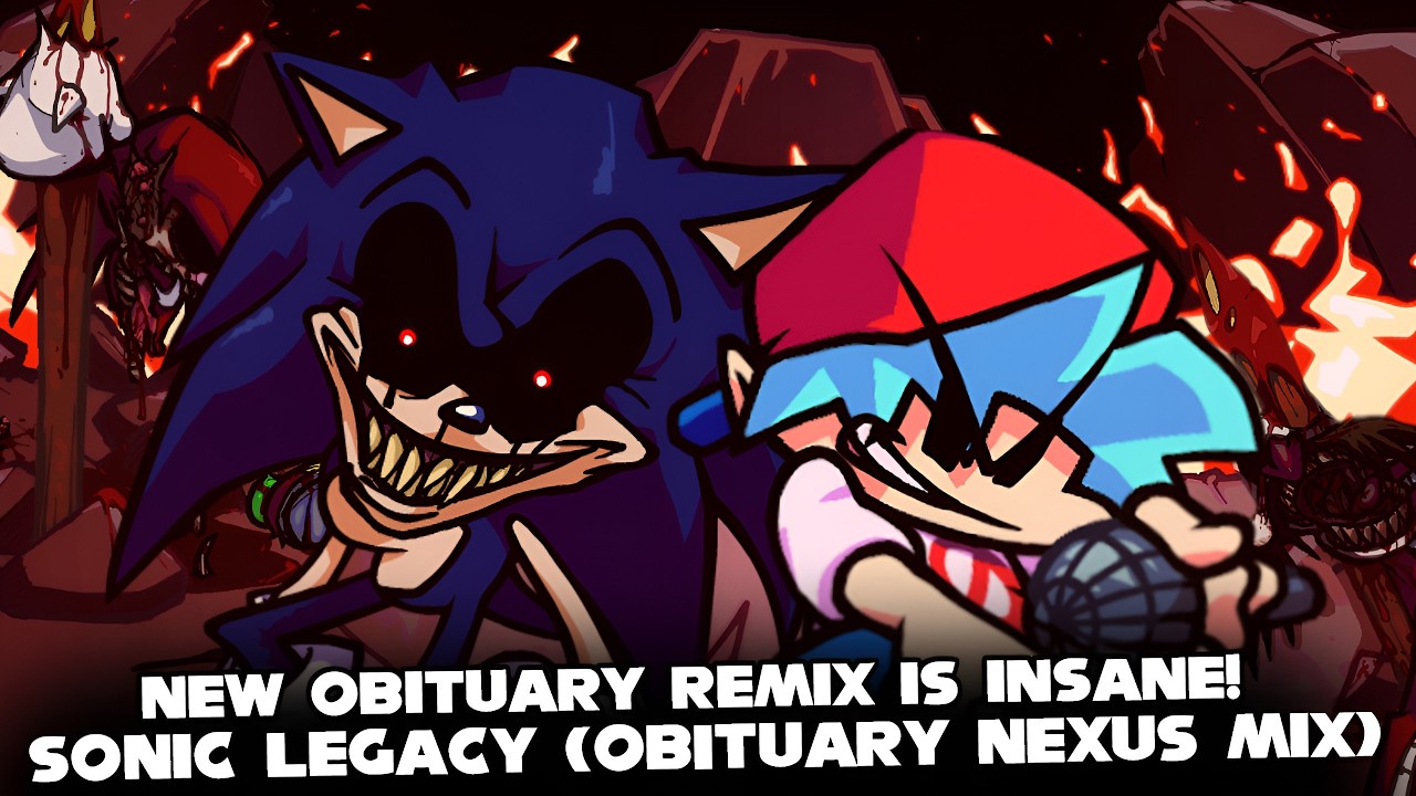 FNF | NEW OBITUARY REMIX IS INSANE! - Sonic Legacy (Obituary Nexus Mix) | (NEW EVENT) (NEW MECHANIC)