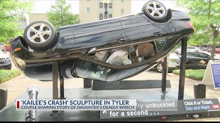 KAILEE'S CRASH: Couple whose daughter died in crash talks seat belt safety in Tyler