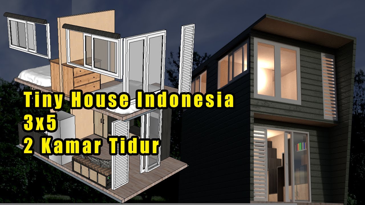 Design Rumah 3x6 Minimalis Bagasi Mobil Masukk Pak Eko By Rizone