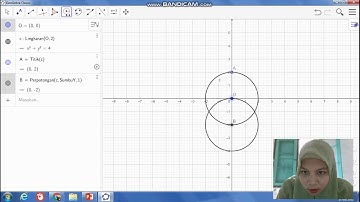MEMBUAT SEGITIGA SAMA SISI DALAM LINGKARAN MENGGUNAKAN GEOGEBRA - UAS