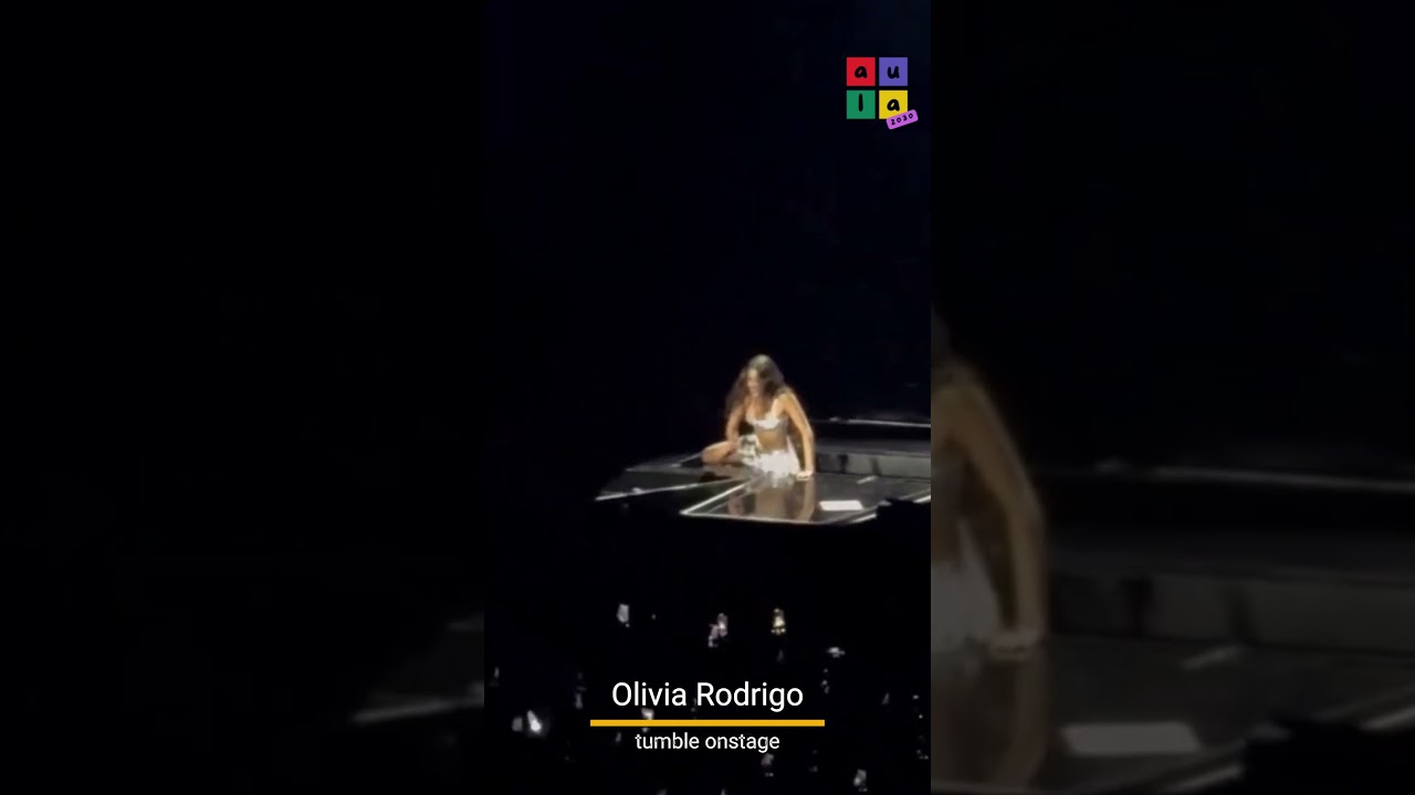 Olivia Rodrigo's Onstage Mishap: Falling Through a Trapdoor