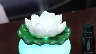 Relax Lotus humidifier Bloomy Lotus Pebble Portable Mini Diffuser