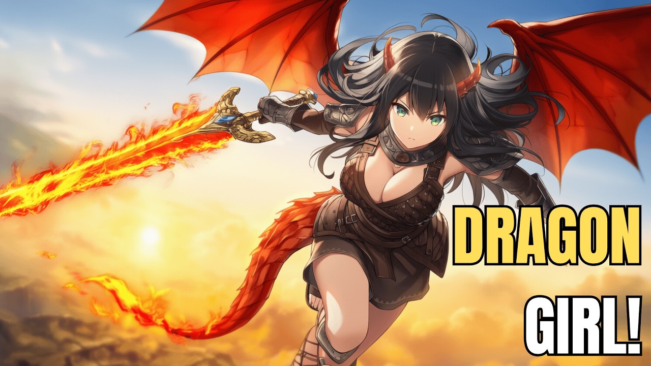 Dragon Girl TG | Goddess transformed me! | Male to Female Transformation Animation | TG TF Comic Dub
