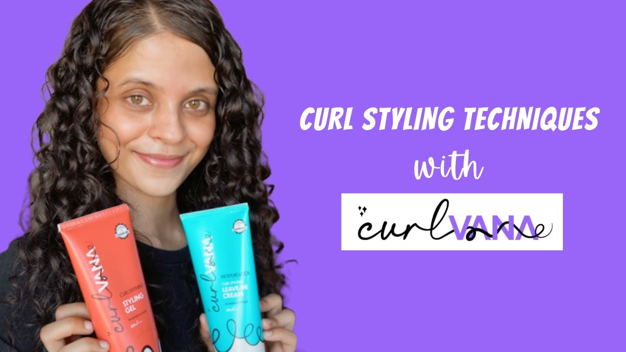 EASY Curly Hair Styling Techniques For Beginners ft. Curlvana 💜 Curly