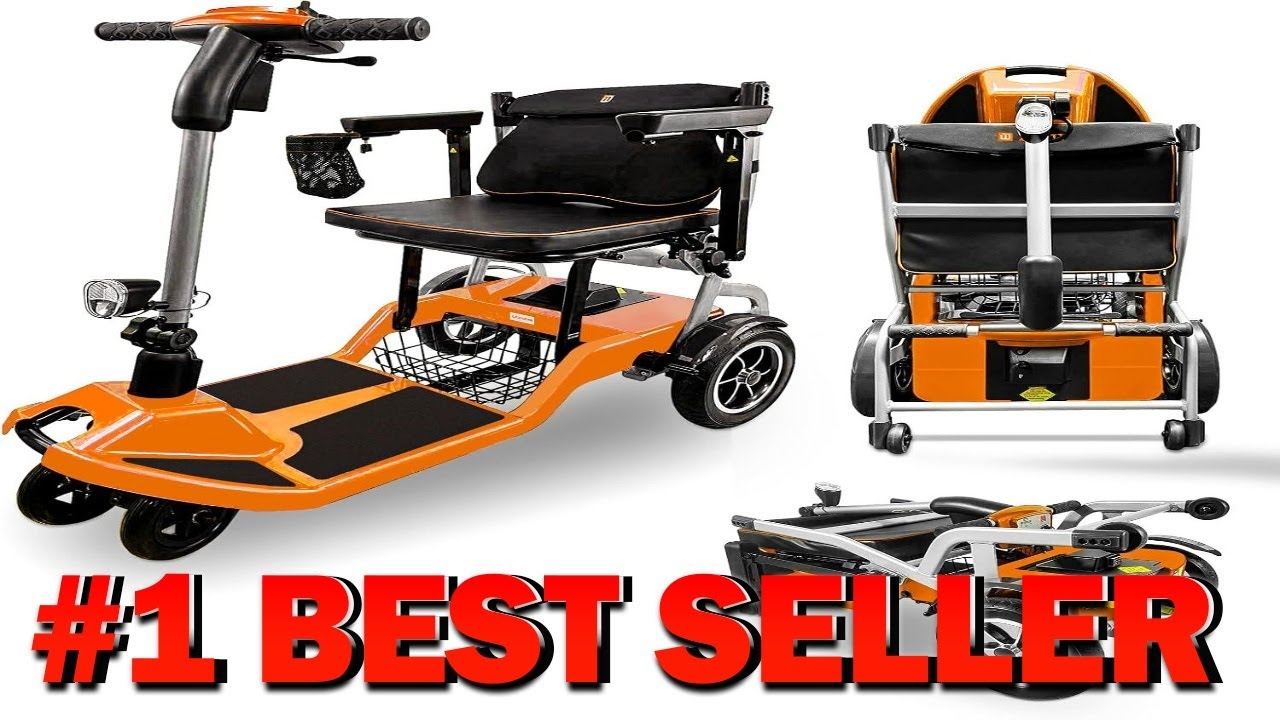 Электроскутер R3b для пожилых людей и взрослых, сверхлегкий, 37,5 фунтов (17 кг) - B0CWSBFV25