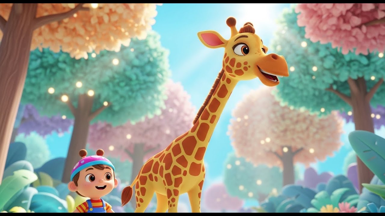 The Giraffe Who Cooked Pancakes 🦒🥞 | Silly Cooking and Learning Song for Kids