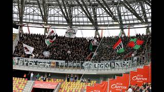 Doping kibiców Legii w Białymstoku
