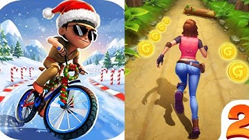 Little Singham Cycle Race VS Endless Run: Jungle Escape Game 2025 Gameplay Android, ios